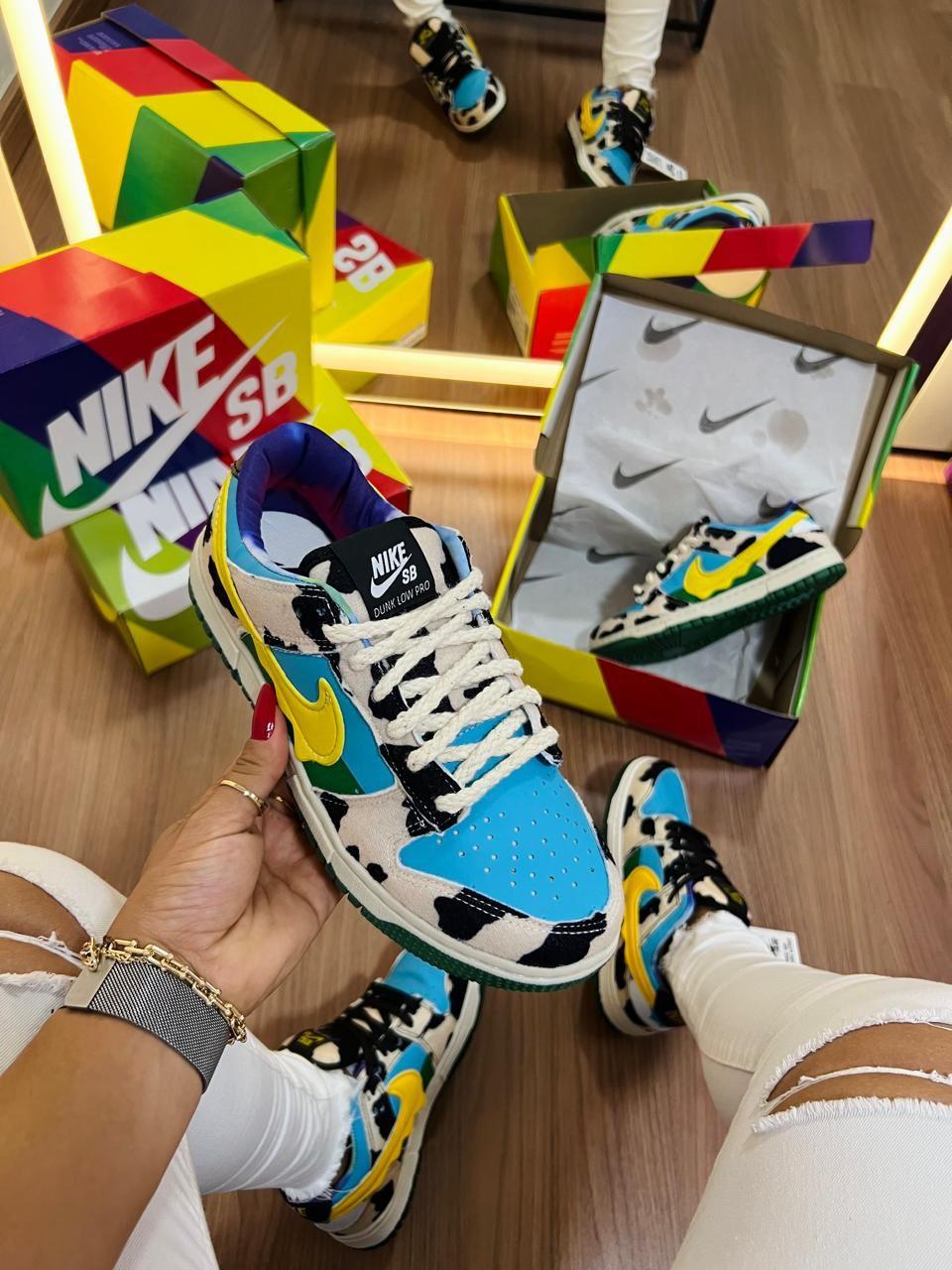 Tênis Nike Dunk Low SB Ben Jerry