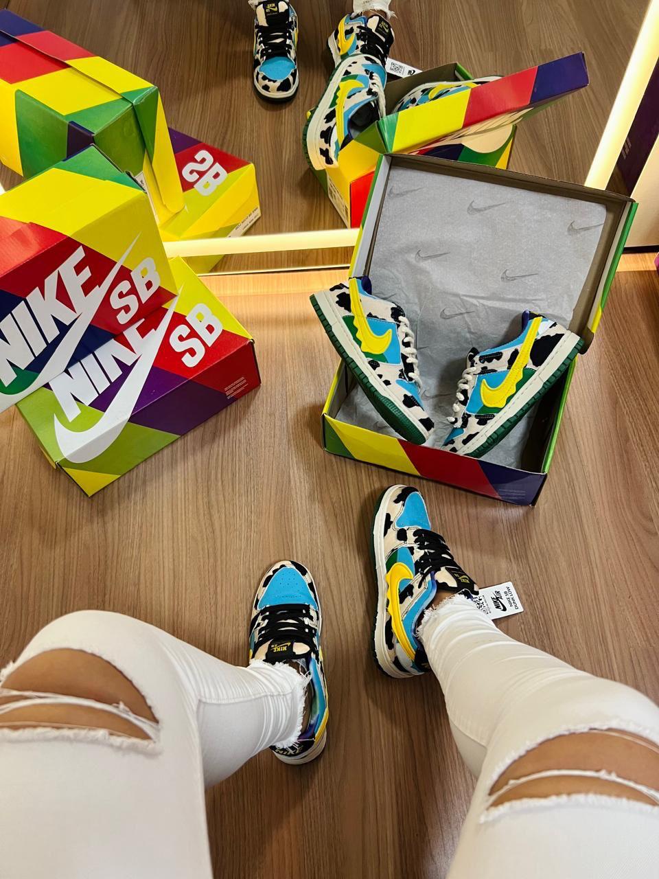 Tênis Nike Dunk Low SB Ben Jerry