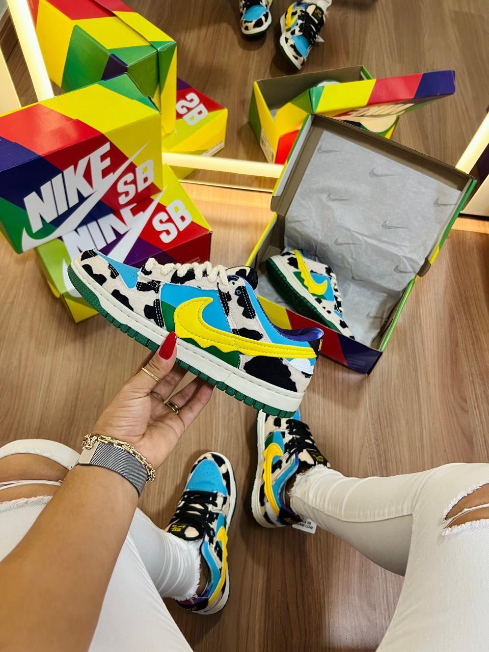 Tênis Nike Dunk Low SB Ben Jerry