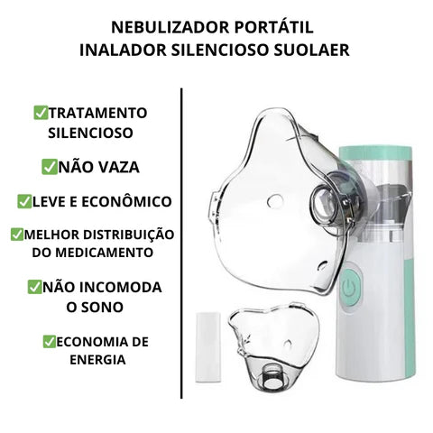 Nebuliza Ultra - Nebulizador silencioso portátil